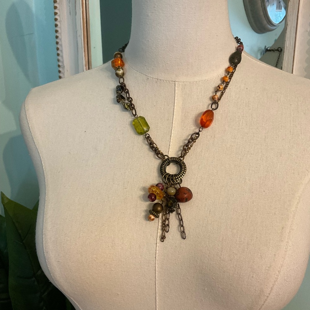 Elegant Multicolor Beaded Necklace